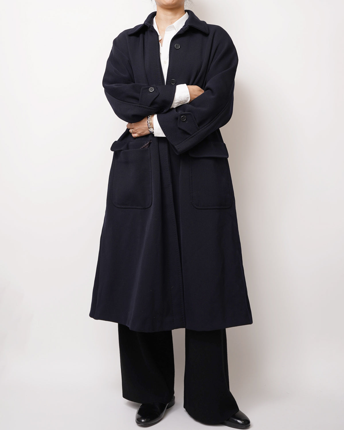 Wool Gabardine Coat