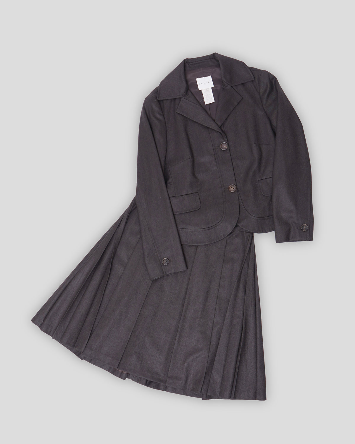 Jacket & Pleated Skirt Set-Up W30