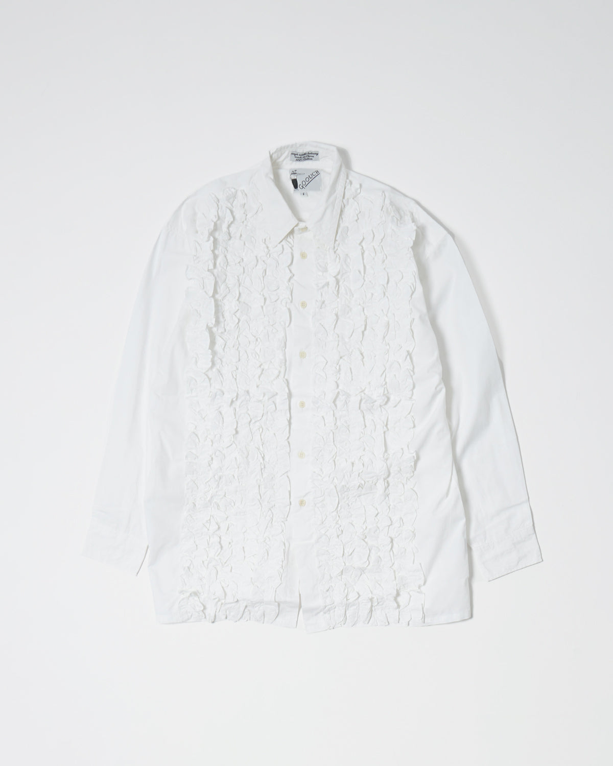 White Ruffle Shirt M White Ruffle Shirt M