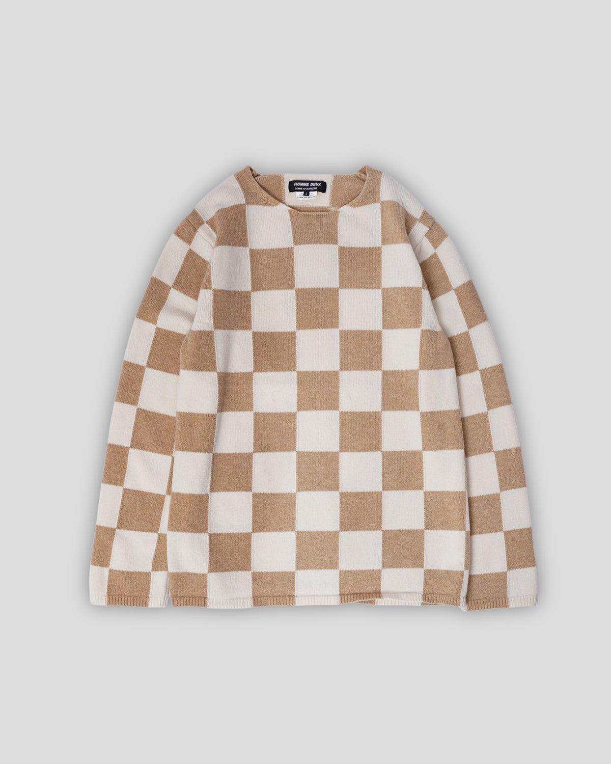  Homme Deux Brock Check Sweater
