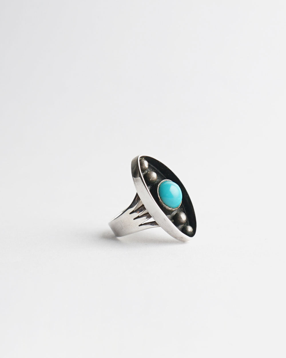 Silver x Turquoise Ring / size: 6.5
