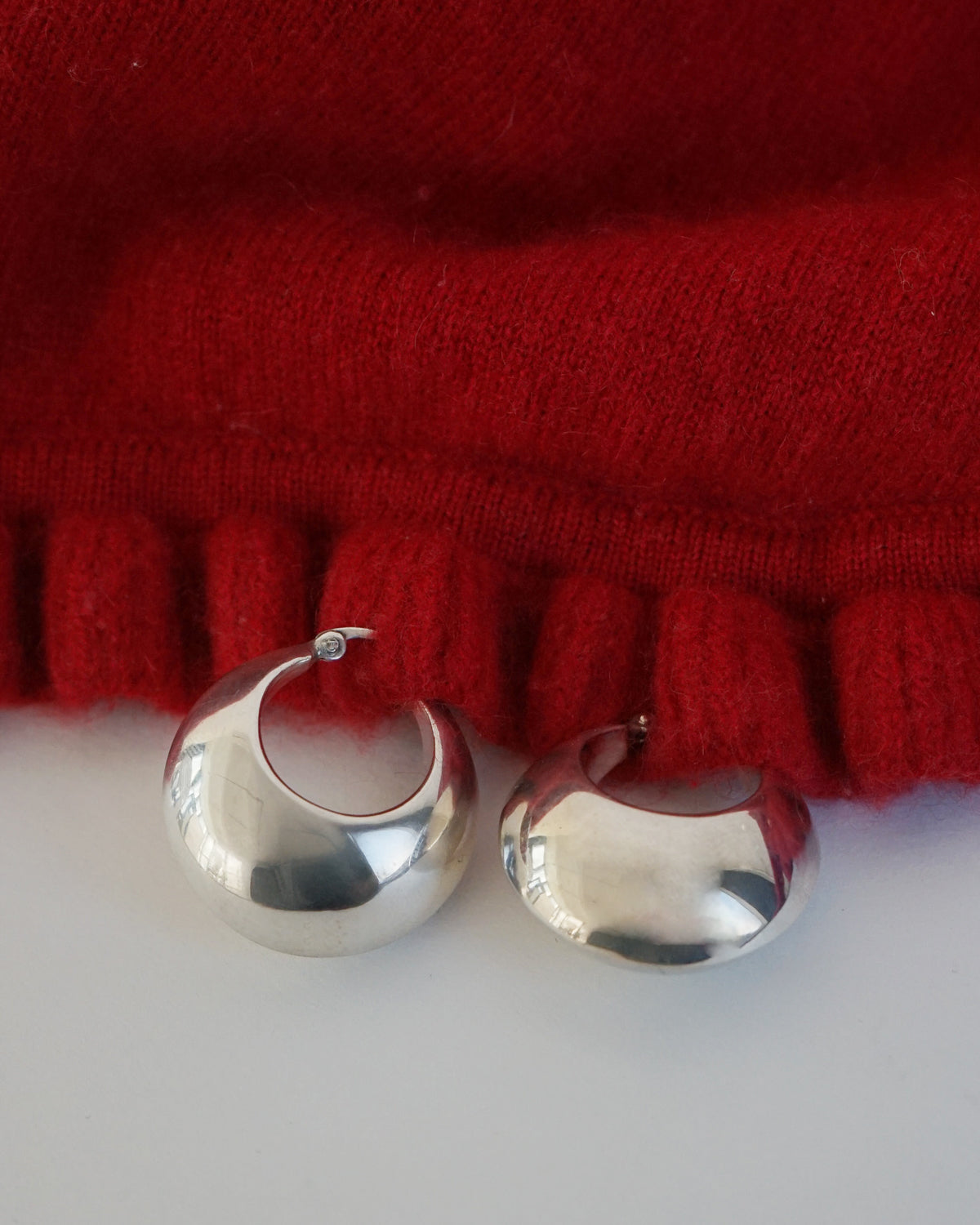 Silver Hoop Earrings