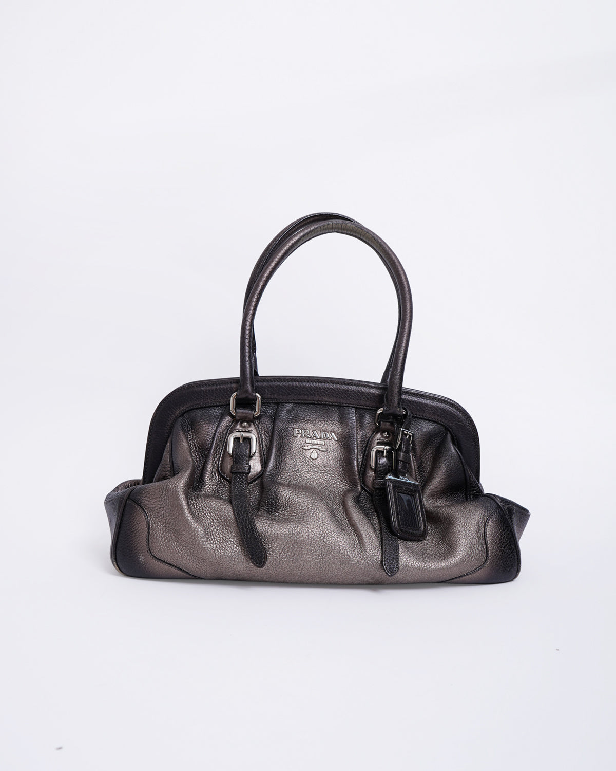 Shining Leather Hand Bag