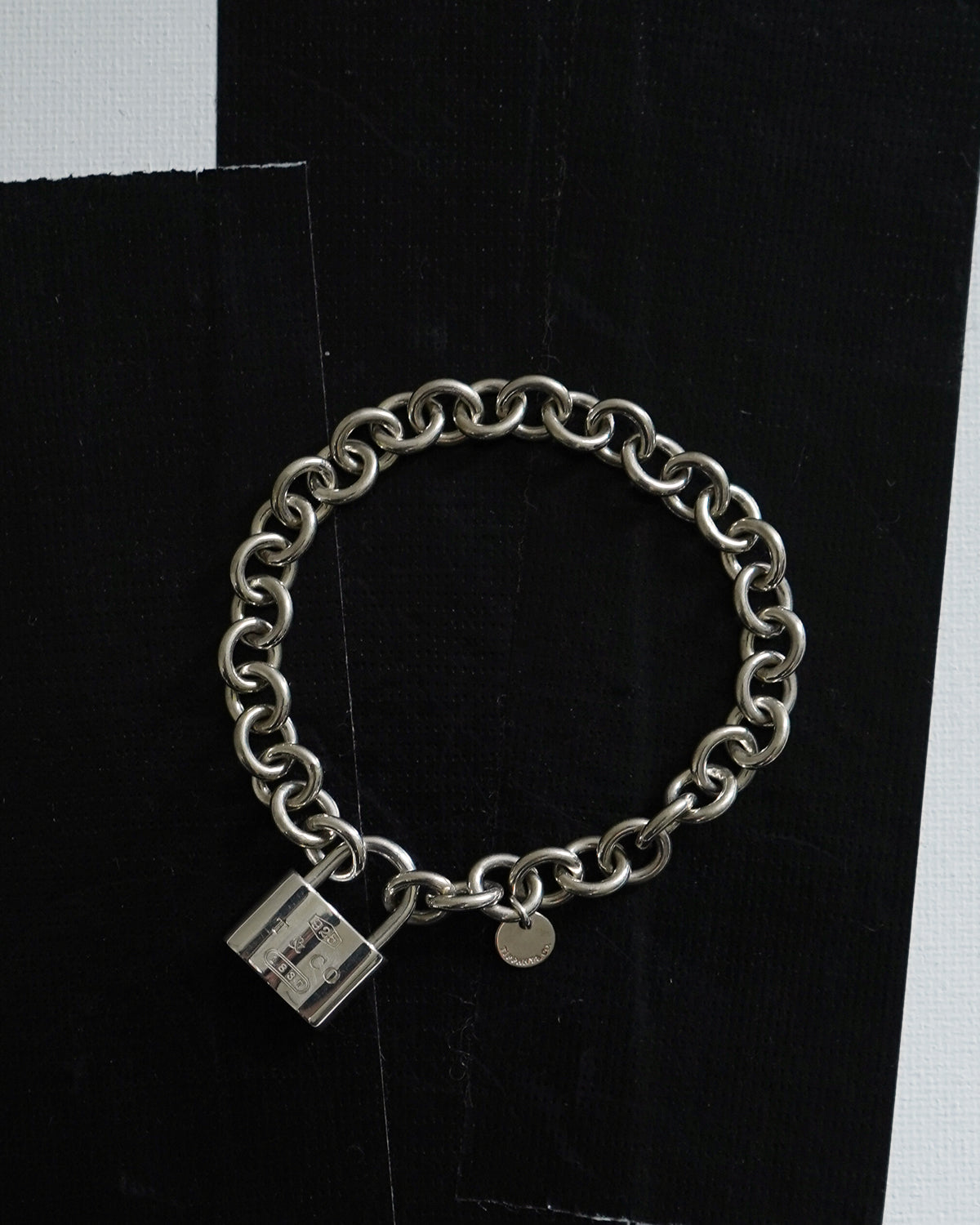 Silver Padlock Bracelet