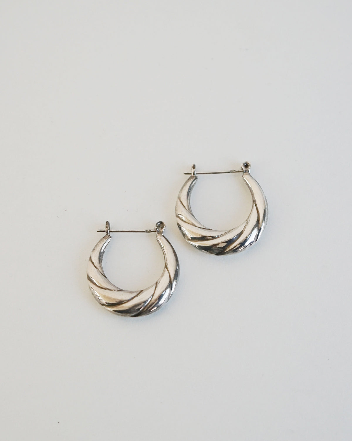 Silver Hoop Earrings