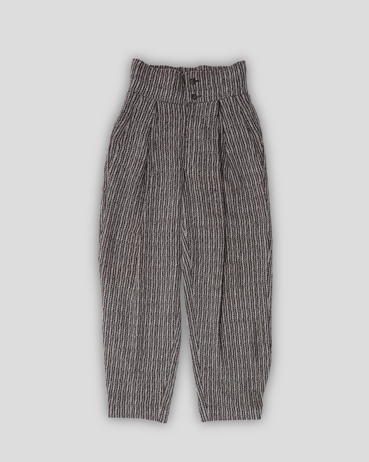 High Waisted Heavy Wool Pants