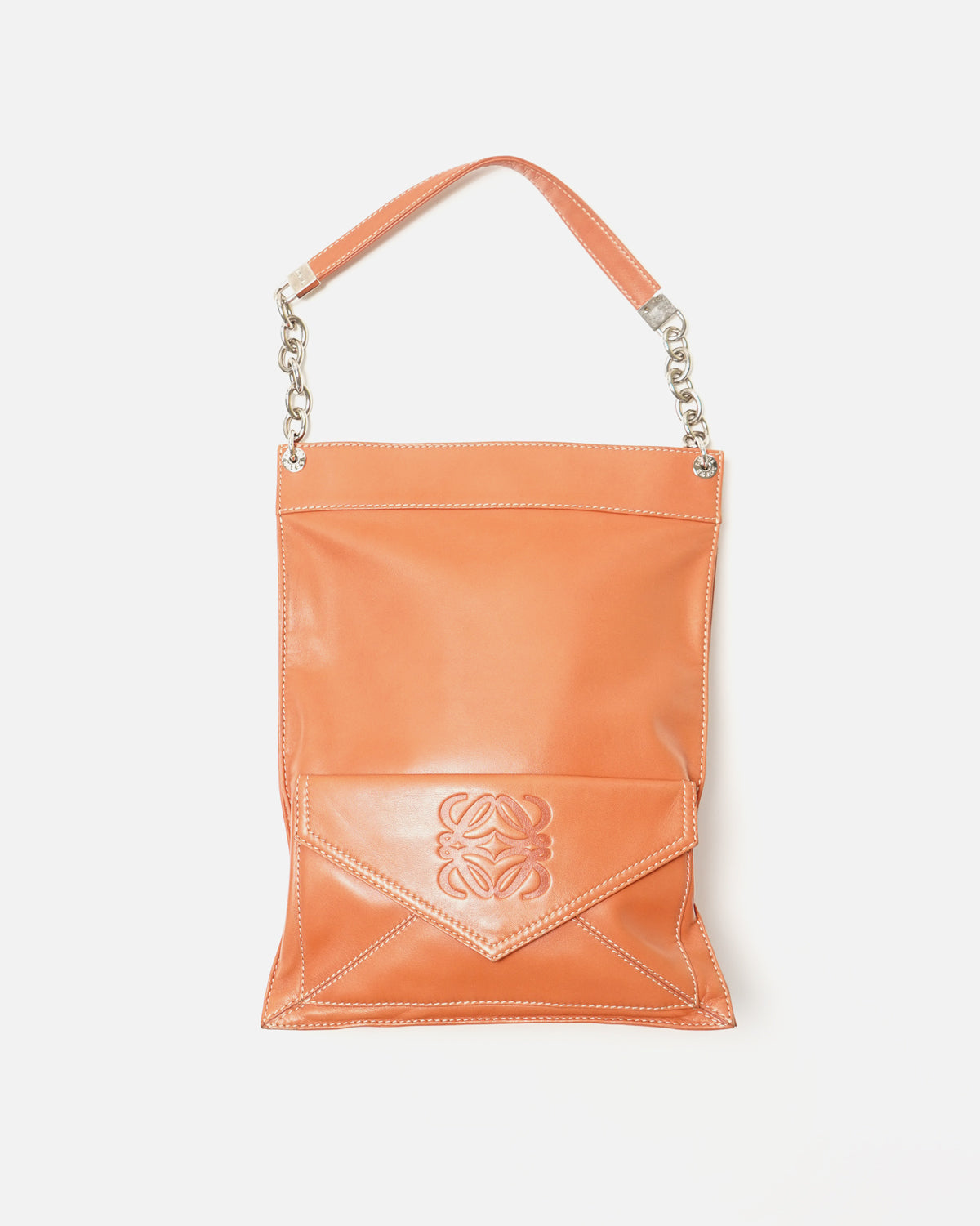 One Shoulder Chain Tote Bag