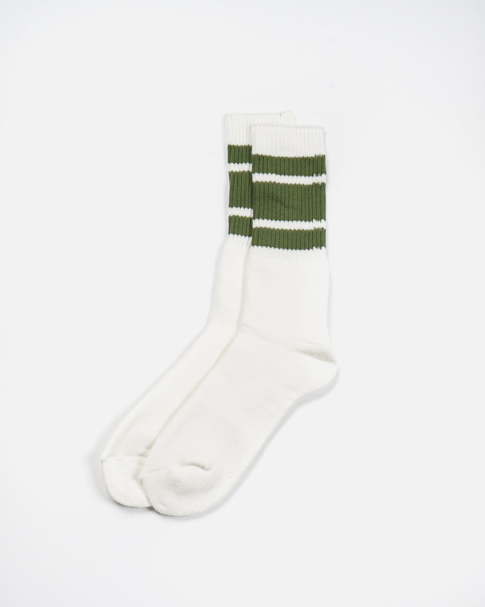 Striped Skater Socks / Green