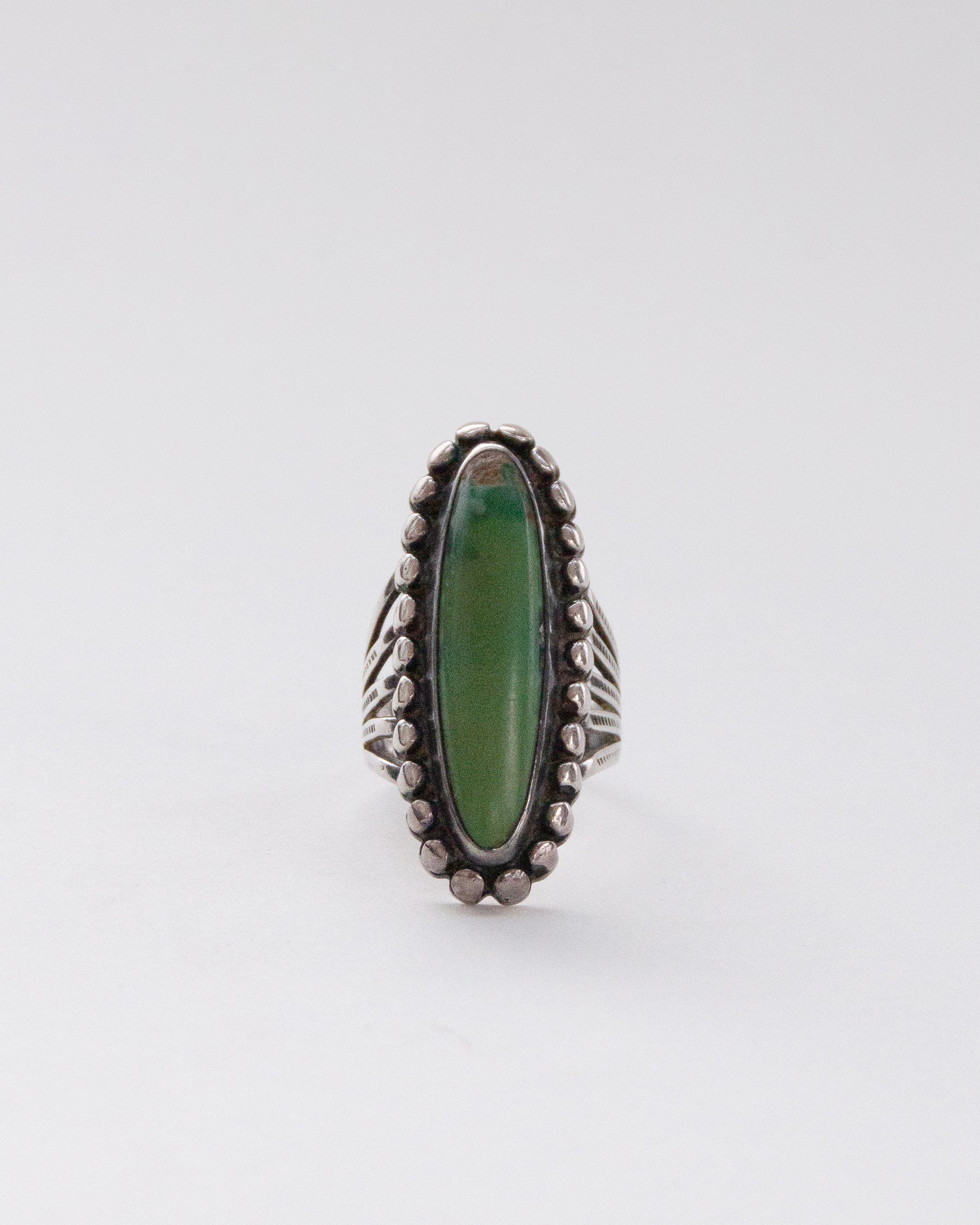 Silver x Natural Stone Ring / size: 7.5 – Front General Store