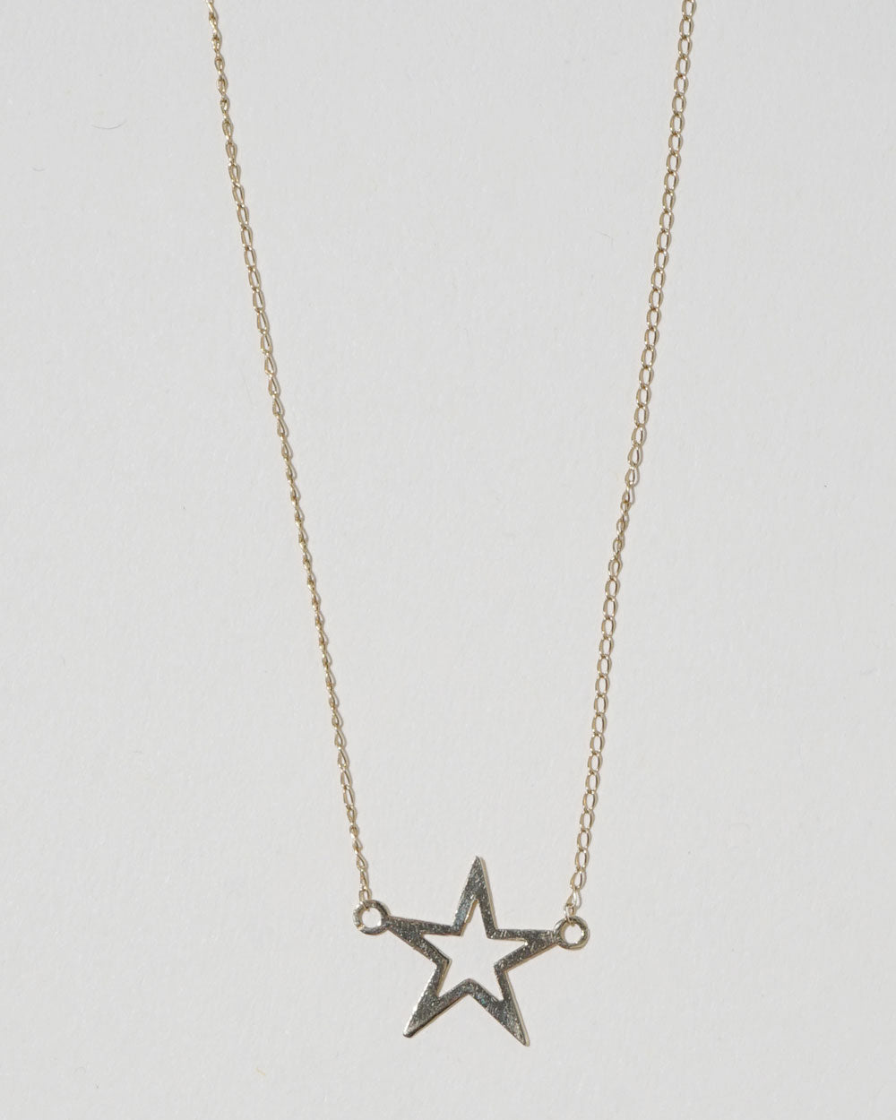 14k Gold Star Necklace