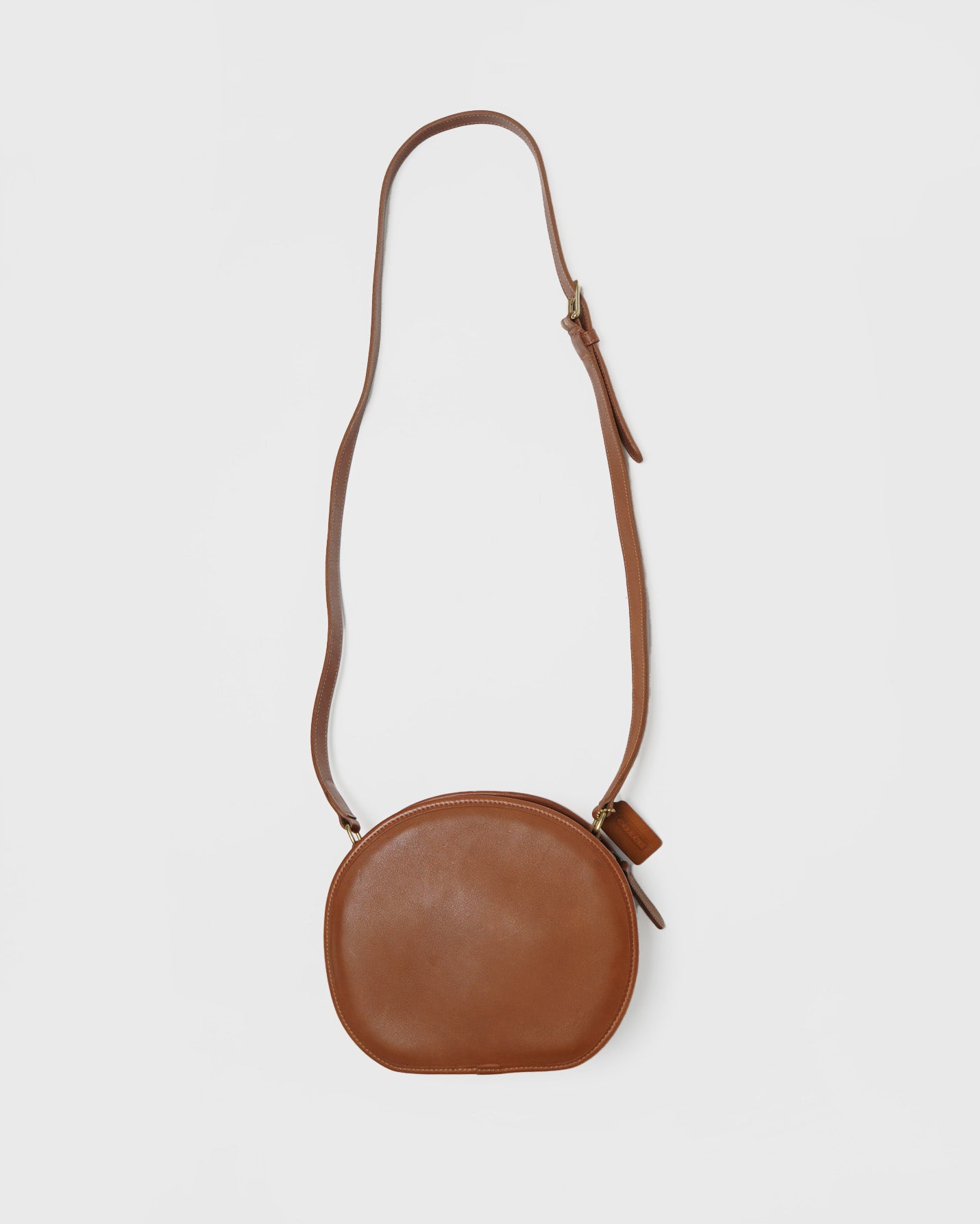 Leather Shoulder Bag / Tan