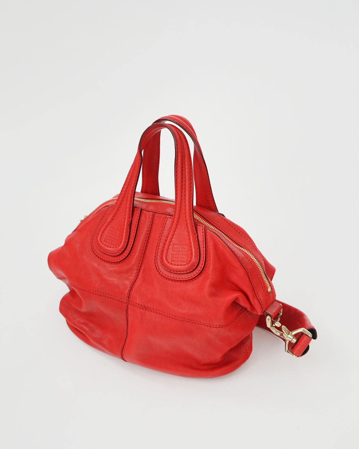 Red Leather 2way Bag