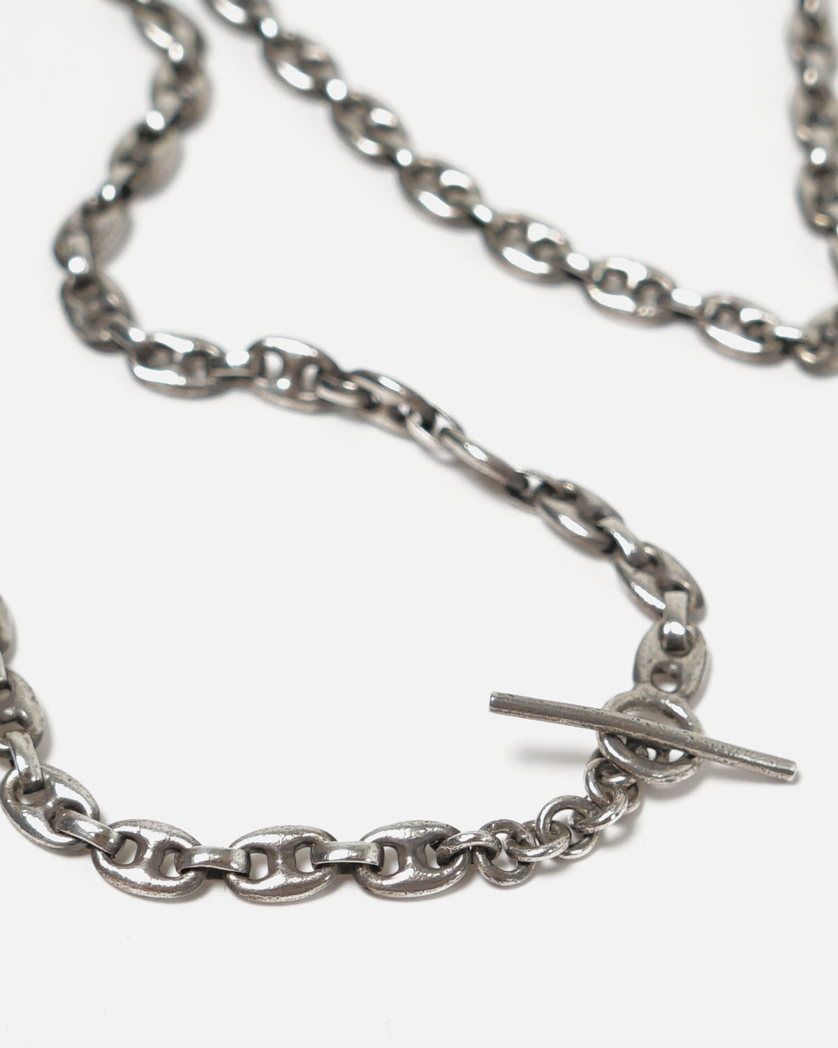 Silver Anchor Chain Necklace
