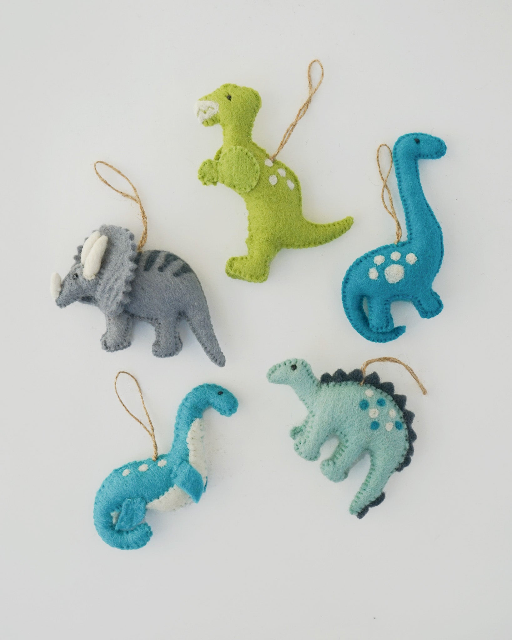 Felt Dinosaur Ornament