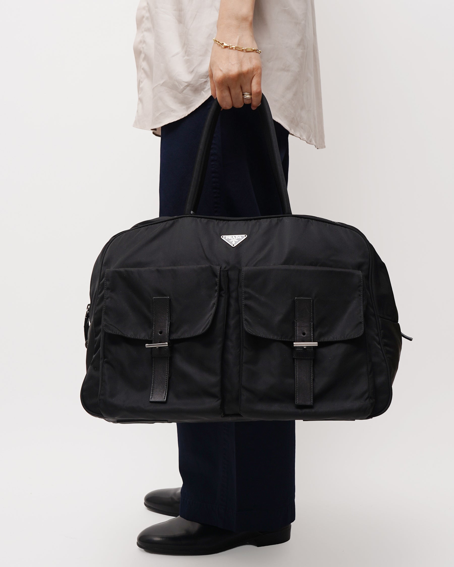 PRADA Tessuto Nylon Boston Bag Made in Italy – Front General Store