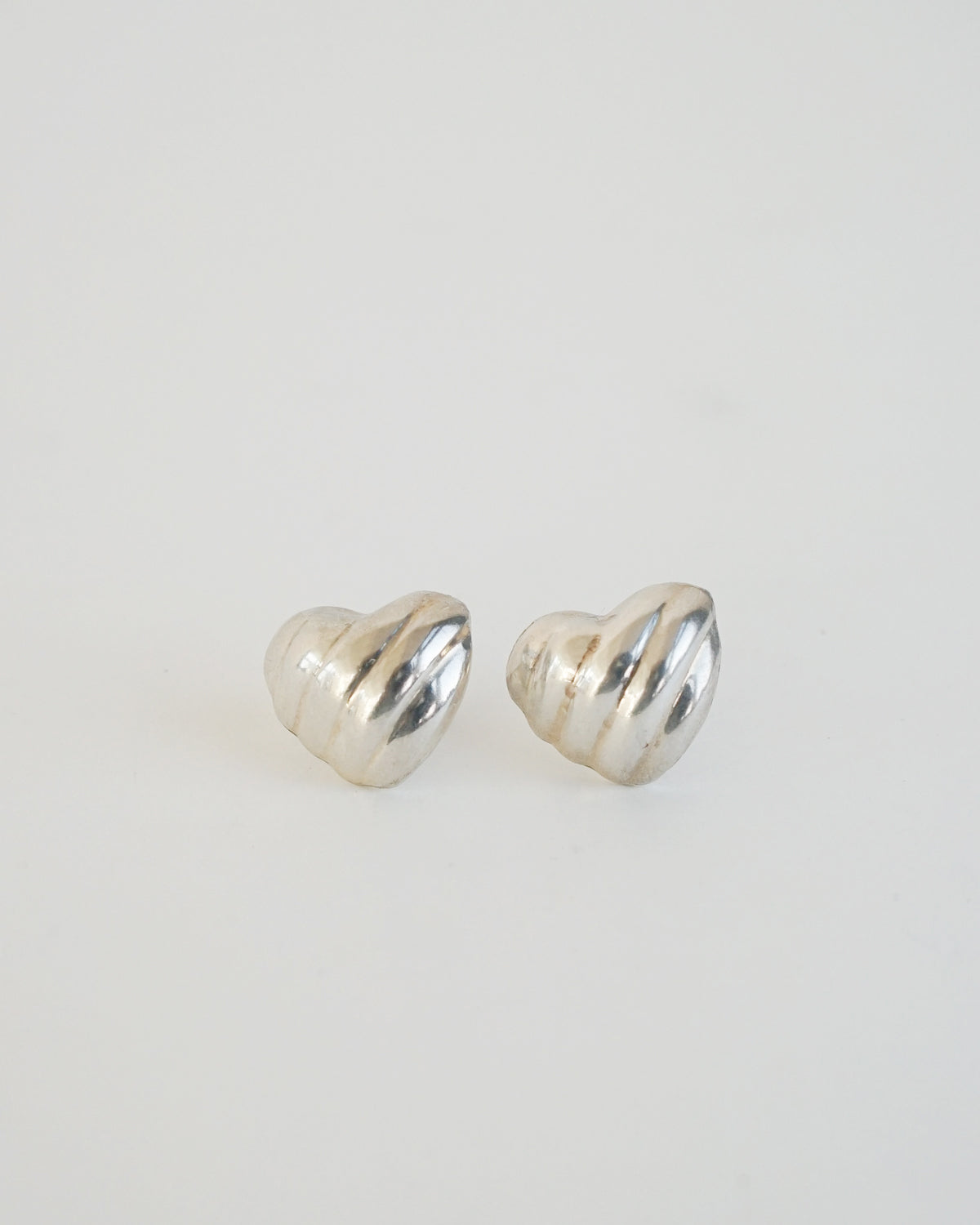 Silver Heart Earrings