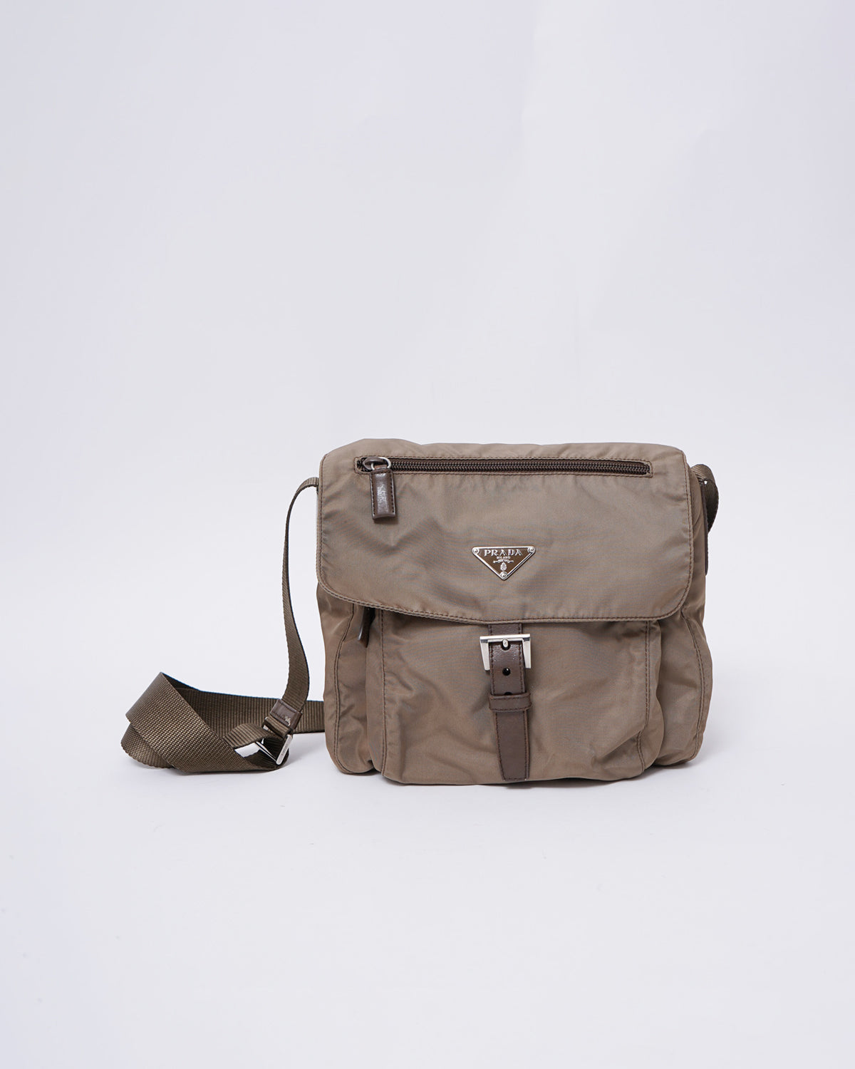 Gold Nylon Shoulder bag