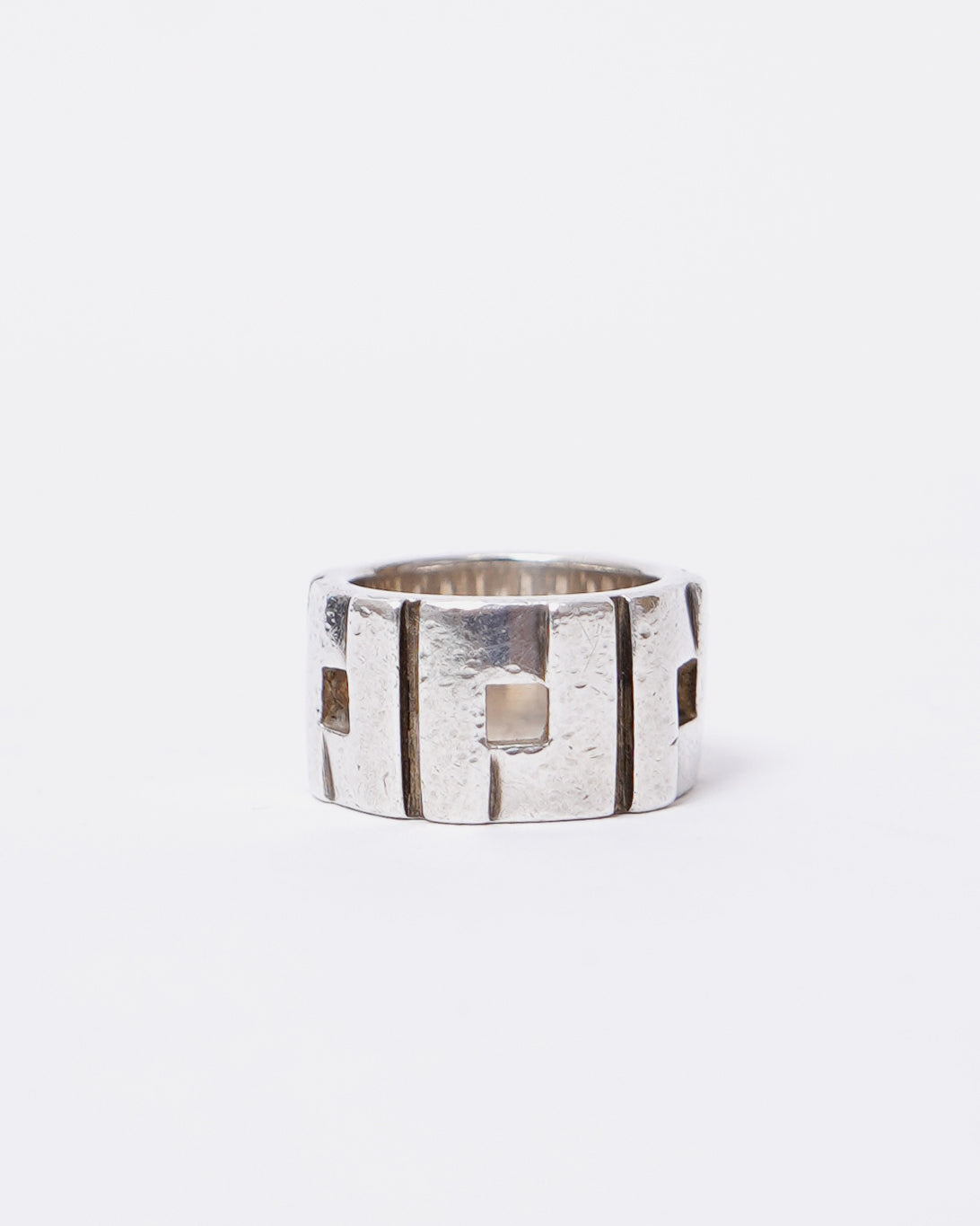  Silver Multi Cross G Ring