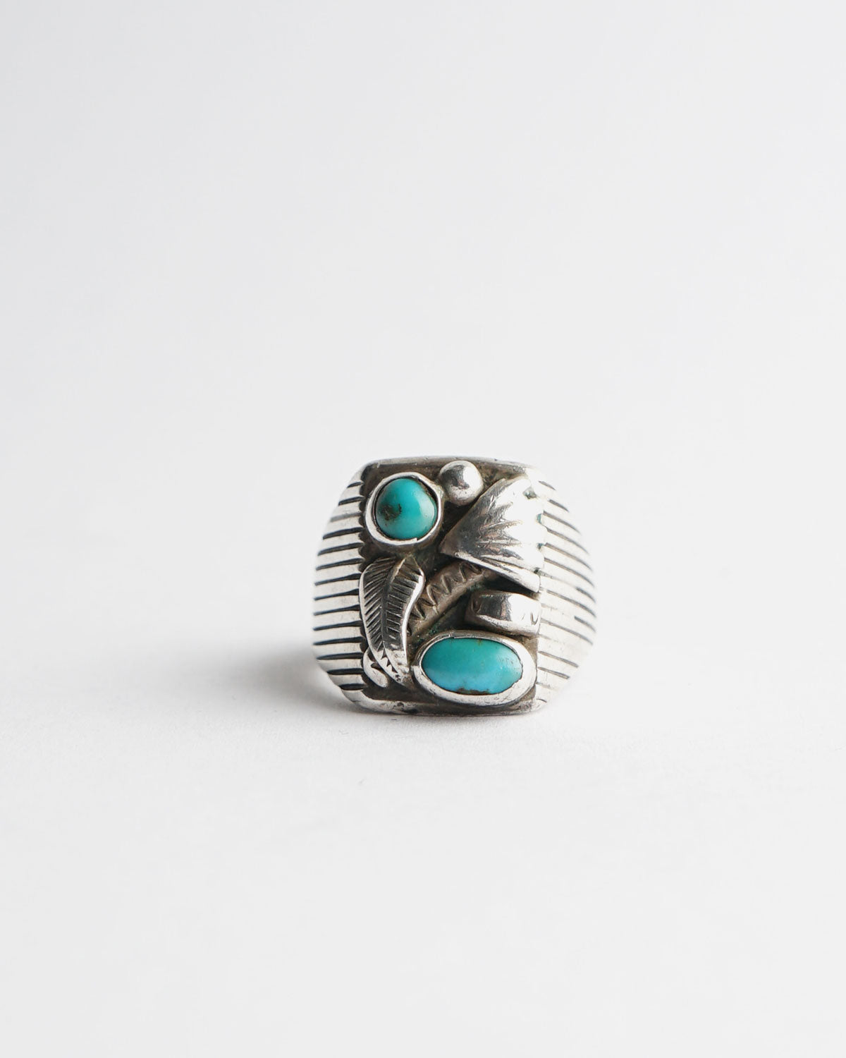 Silver x Turquoise Ring / size: 12.5