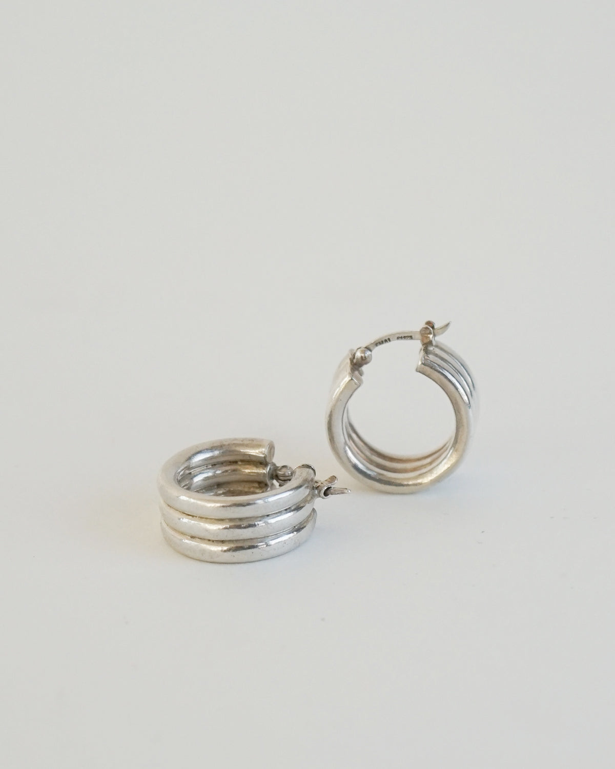 Silver Hoop Earrings