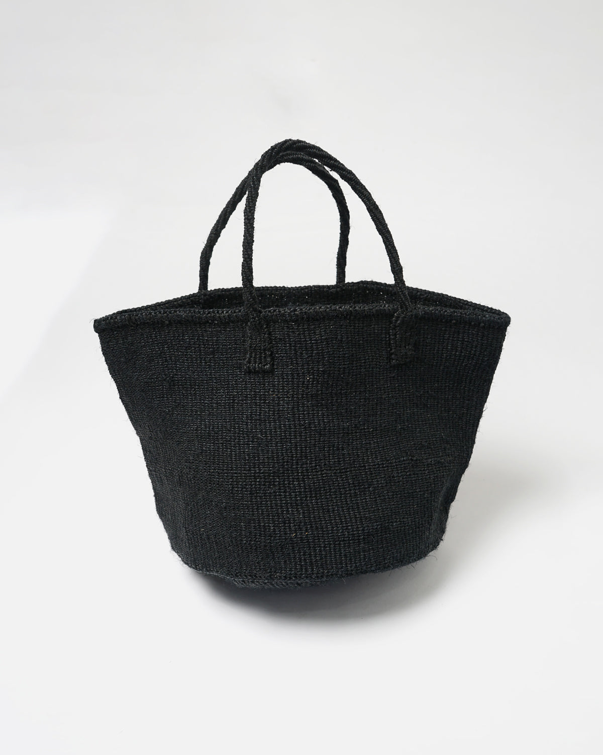 Sisal Hemp Woven Bag / Black