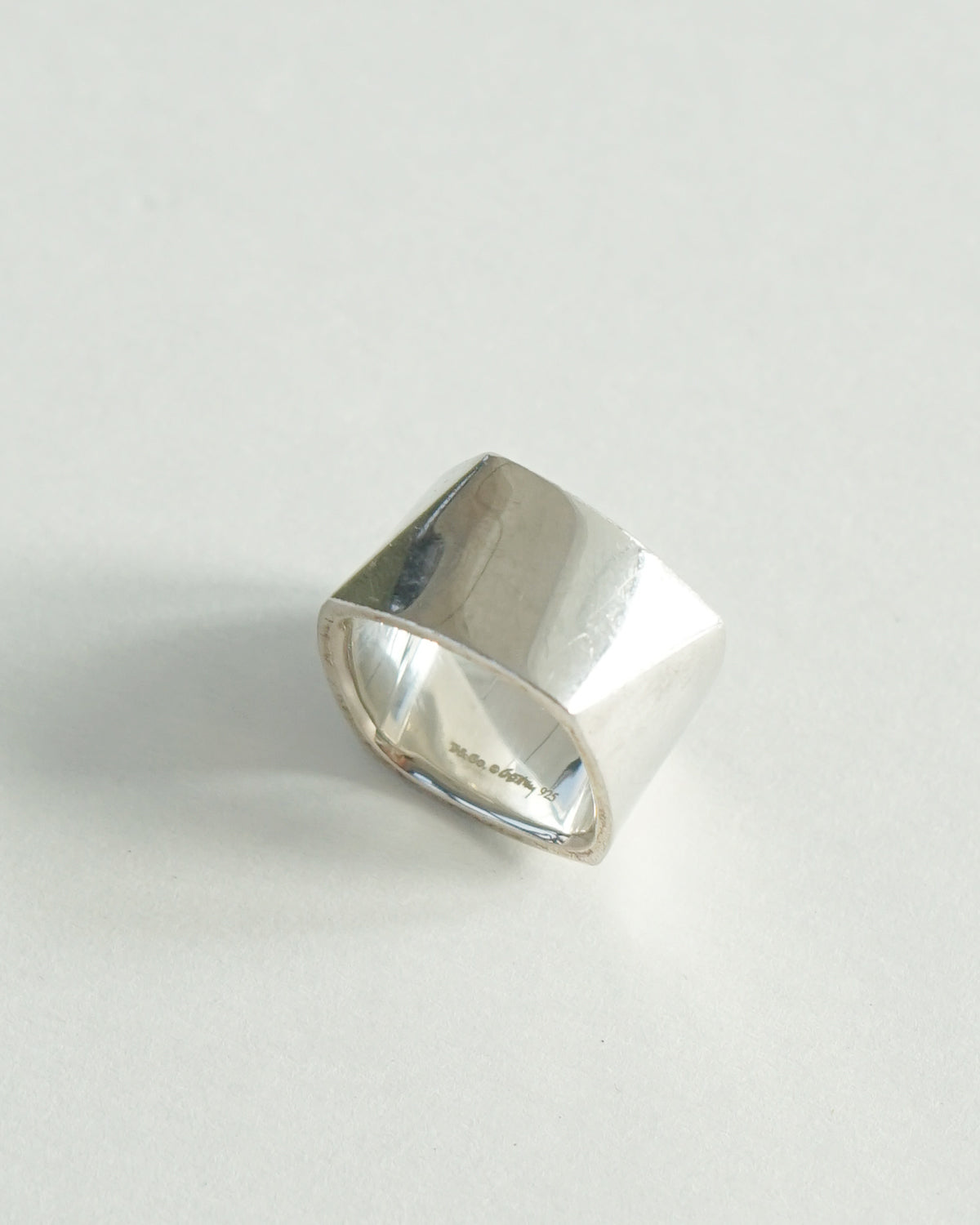 Silver Frank Gehry Torque Ring 