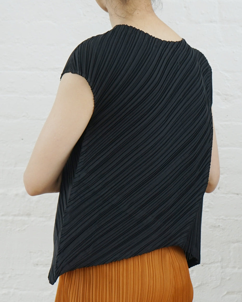 Pleats Please Asymmetrical Top