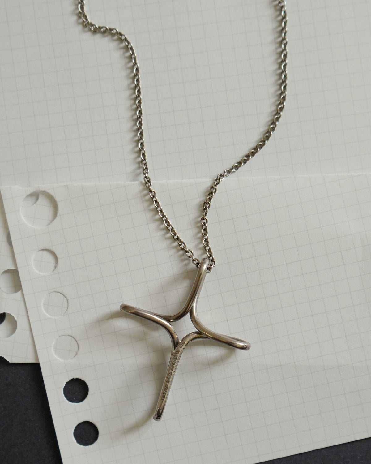 Silver Infinity Cross Necklace