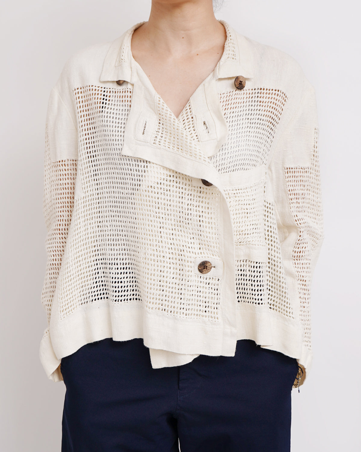 Linen Mesh Jacket