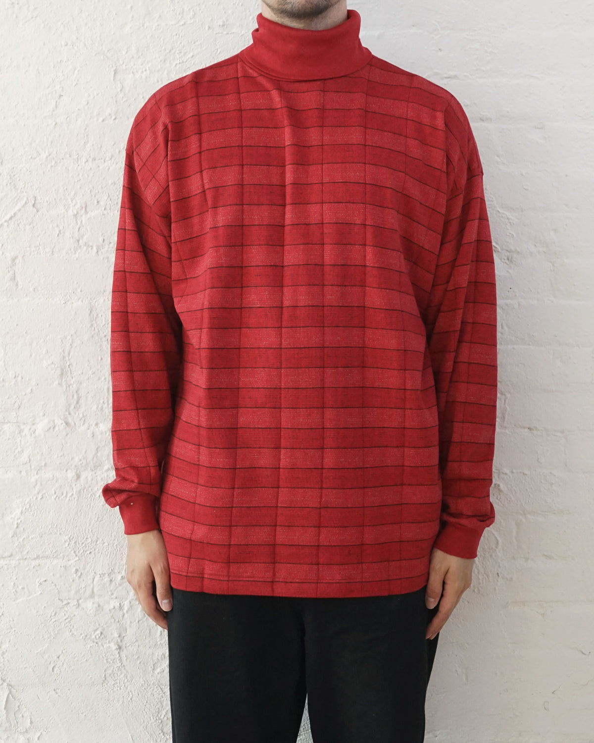 Random Stripe Turtle Neck L/S