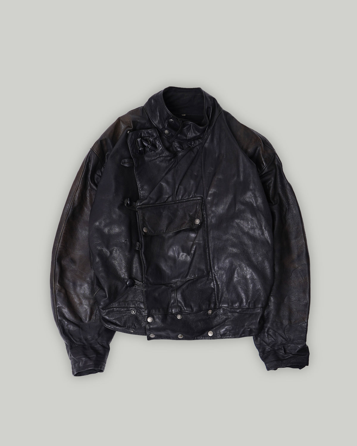 Black Leather Motorcycle Jacket