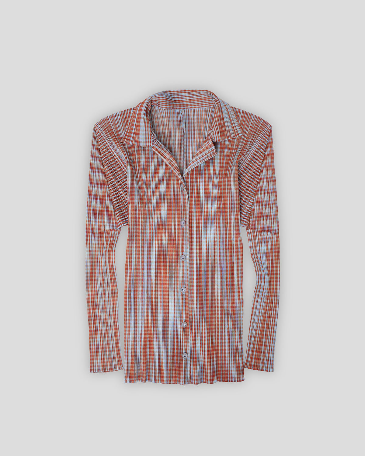 Pleats Please Gingham Check L/S Shirt