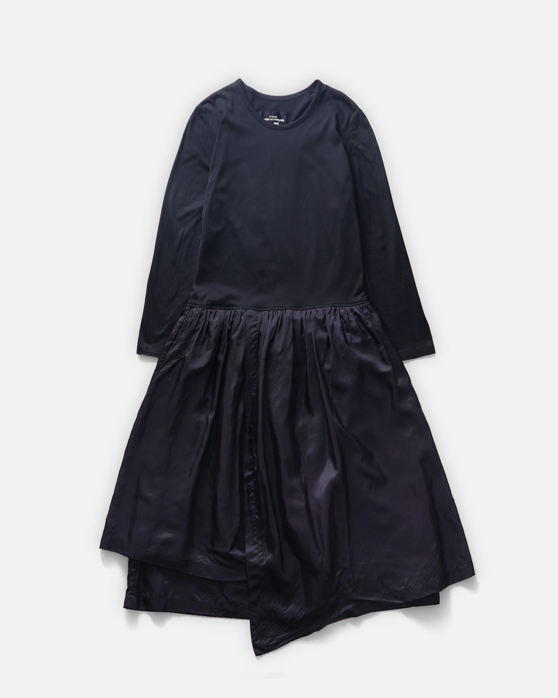 トップス COMME des GARCONS Layered Docking tricot COMME des GARÇONS Tulle Layered Docking Dress Made in Japan