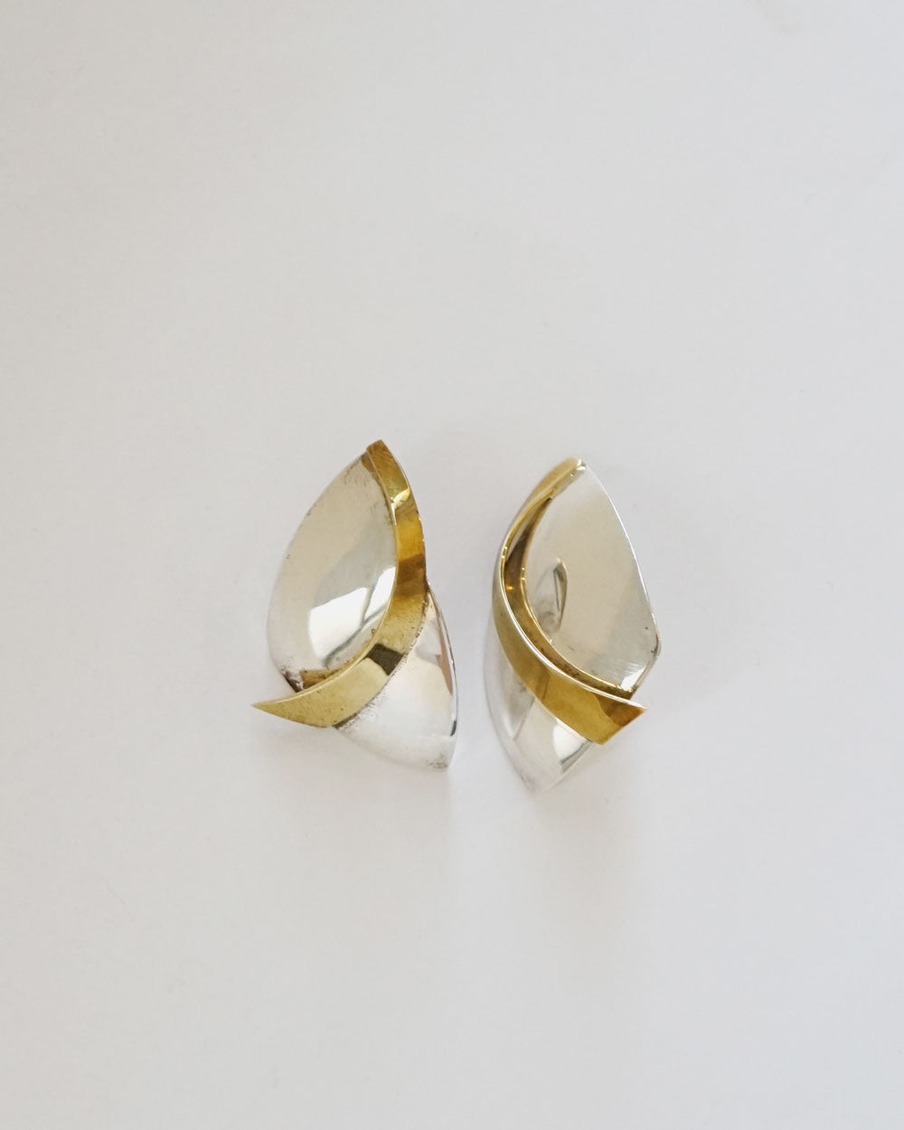 Silver x Brass Earrings