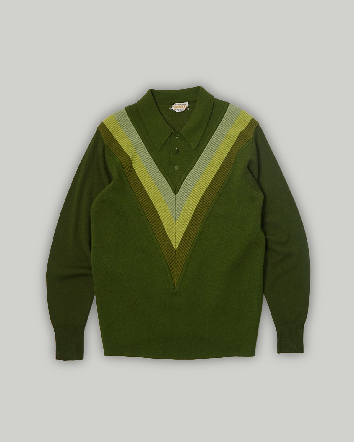 1960's Acrylic Polo Sweater
