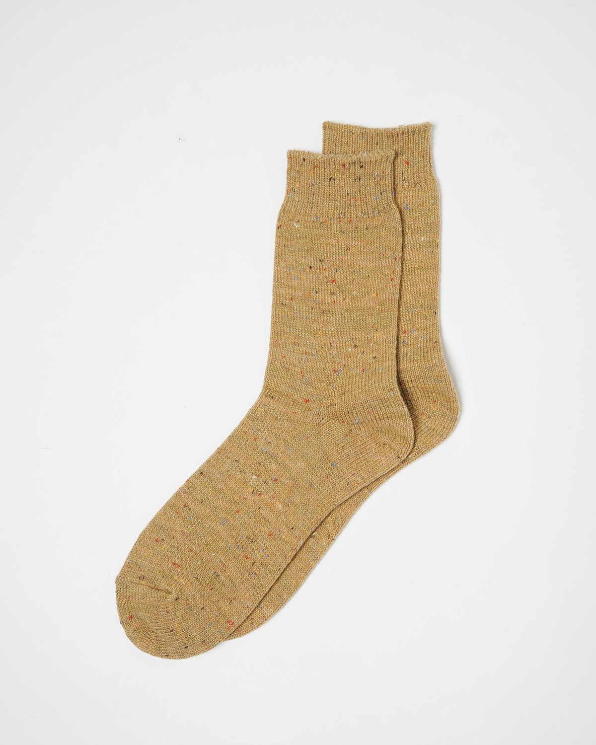 Wool Nep Socks / Mustard