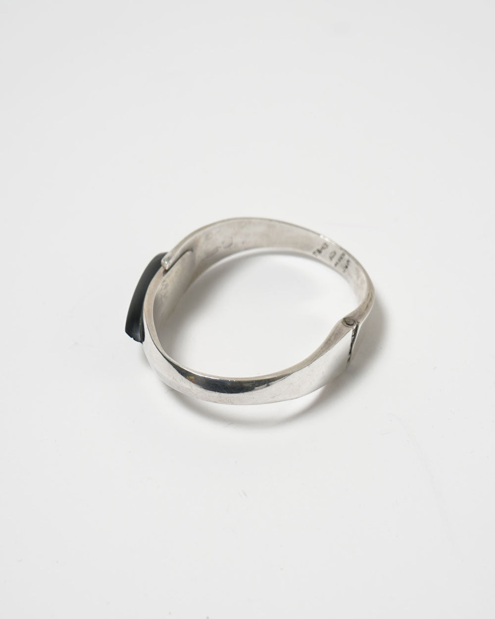 Silver Bracelet w/ Onyx
