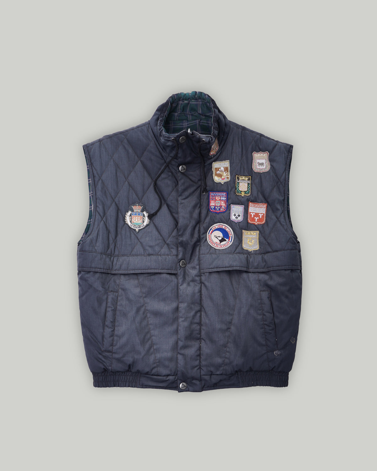 Zip-up Quilting Vest