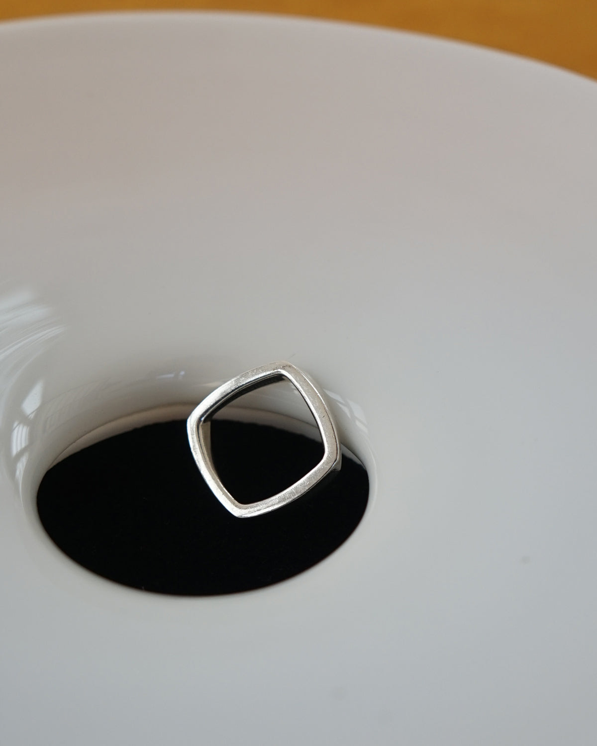 Silver Square Ring