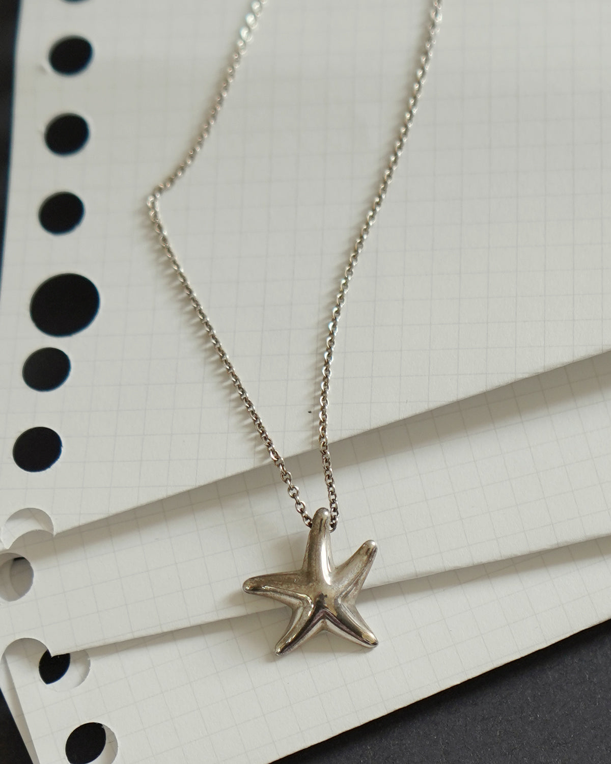 Silver Starfish Necklace
