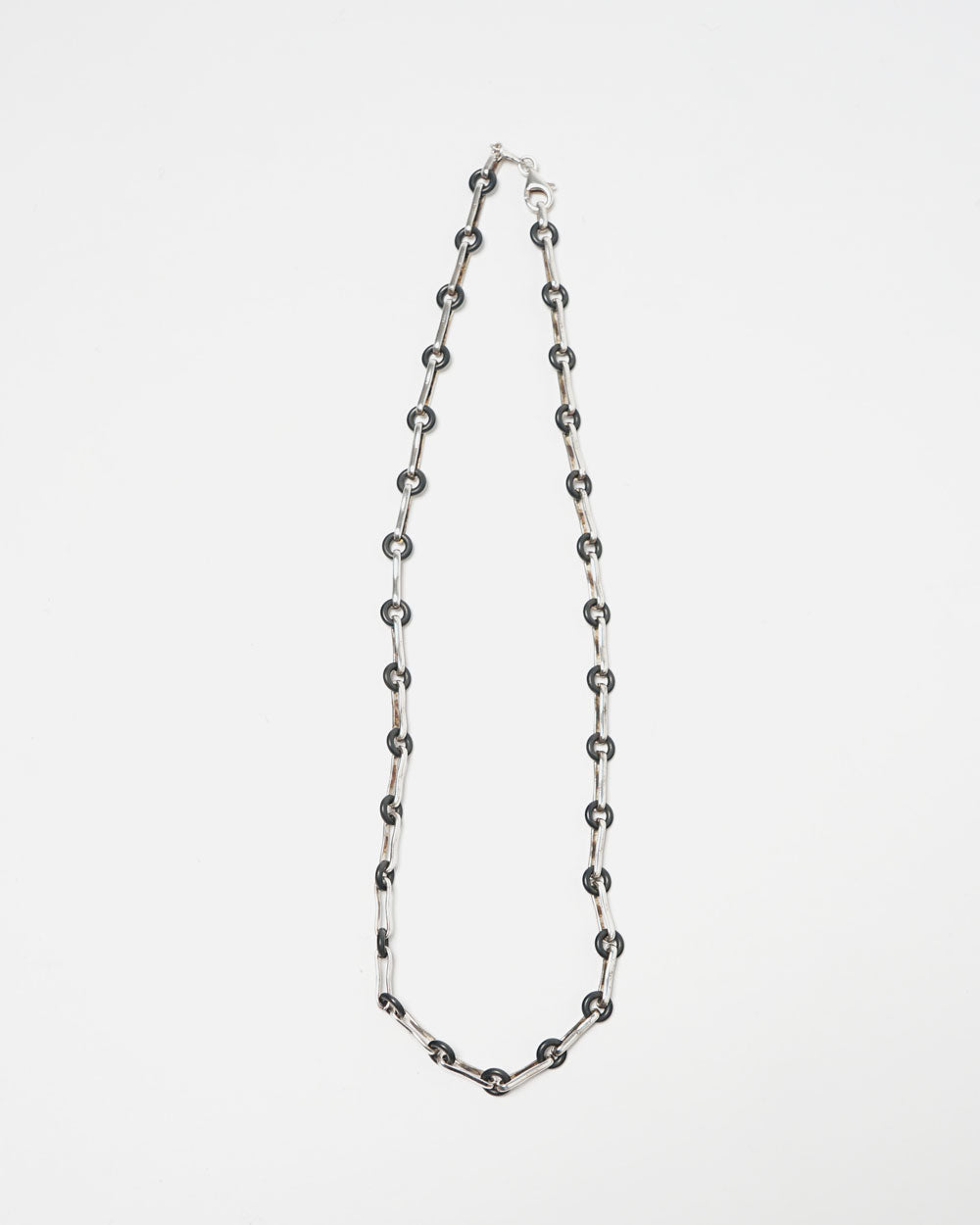 Silver x Rubber Necklace