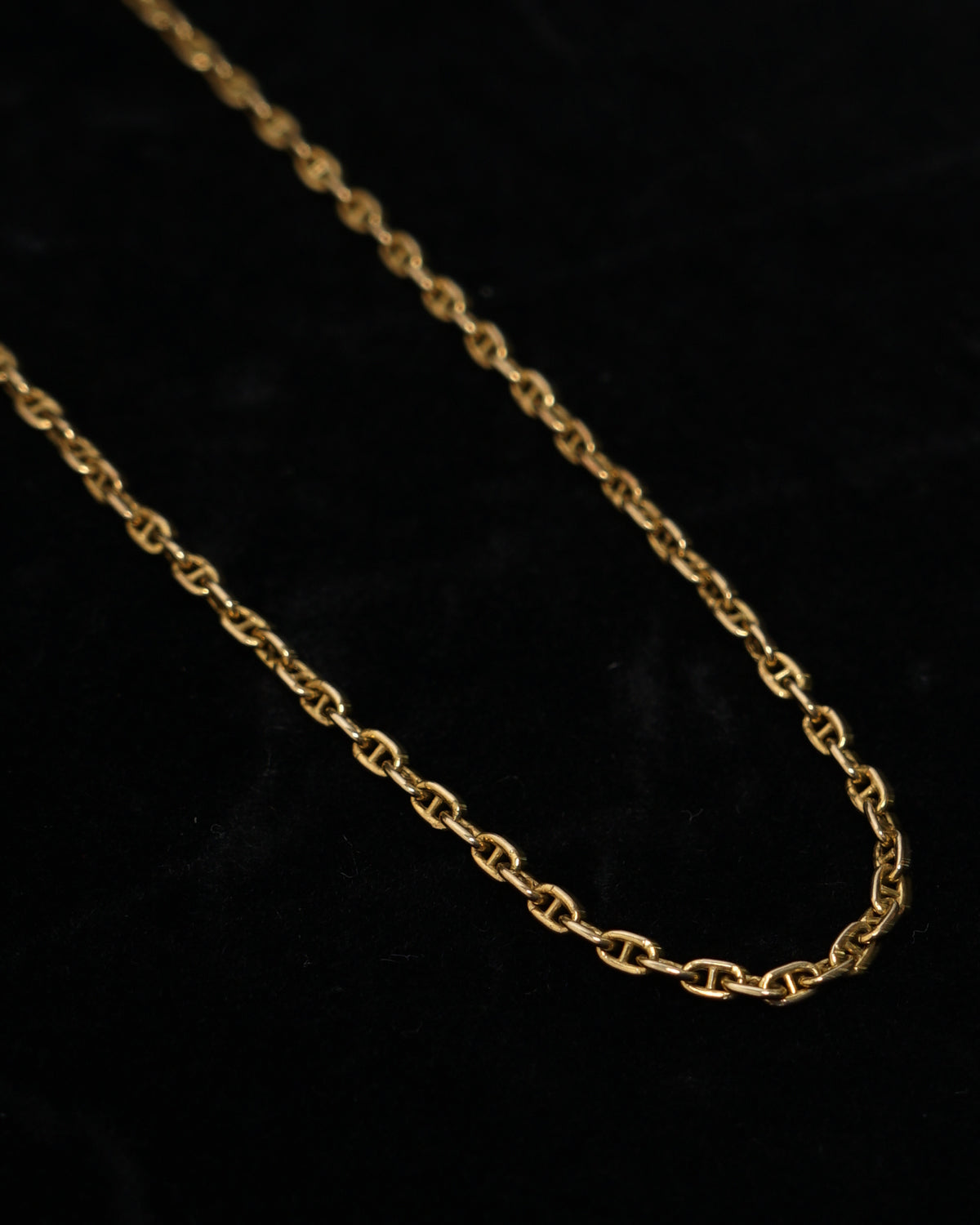 14k Gold Anchor Chain Necklace