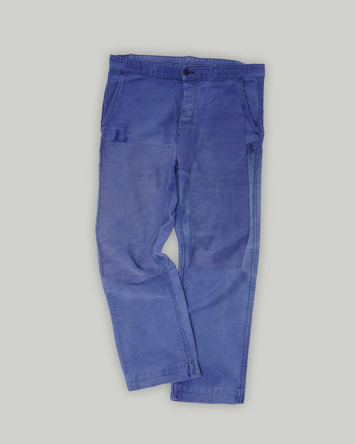 Distressed French Moleskin Work Trousers / Size: 37