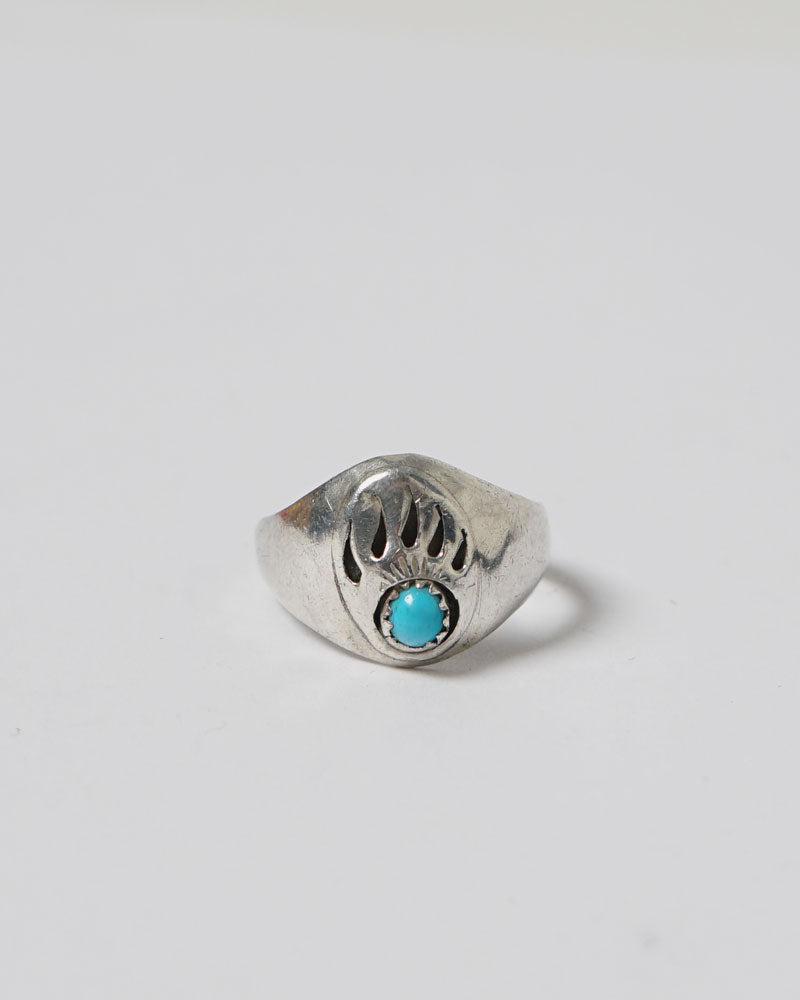 Silver Ring w/ Turquoise / size: 12.25
