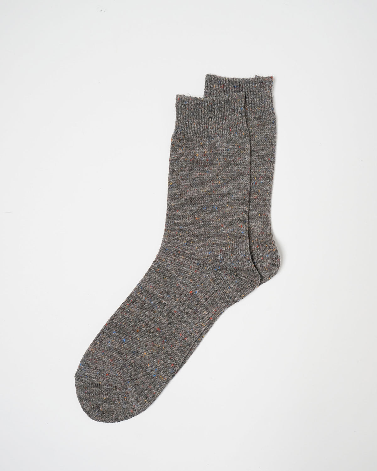 Wool Nep Socks / Gray