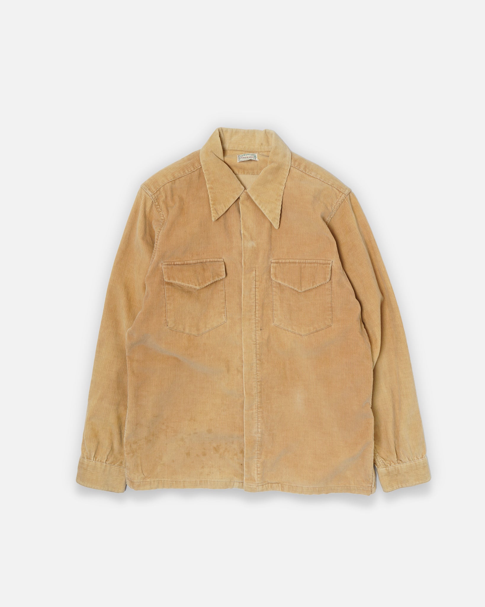 1950's Zip-Up Corduroy Shirt – Front General Store