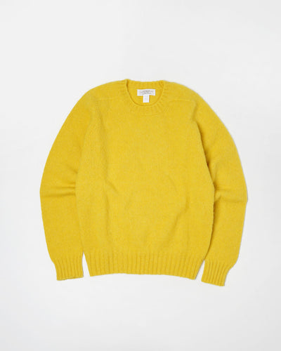 FGS Originals - Brushed Shetland Sweater Crew Neck / Yellow