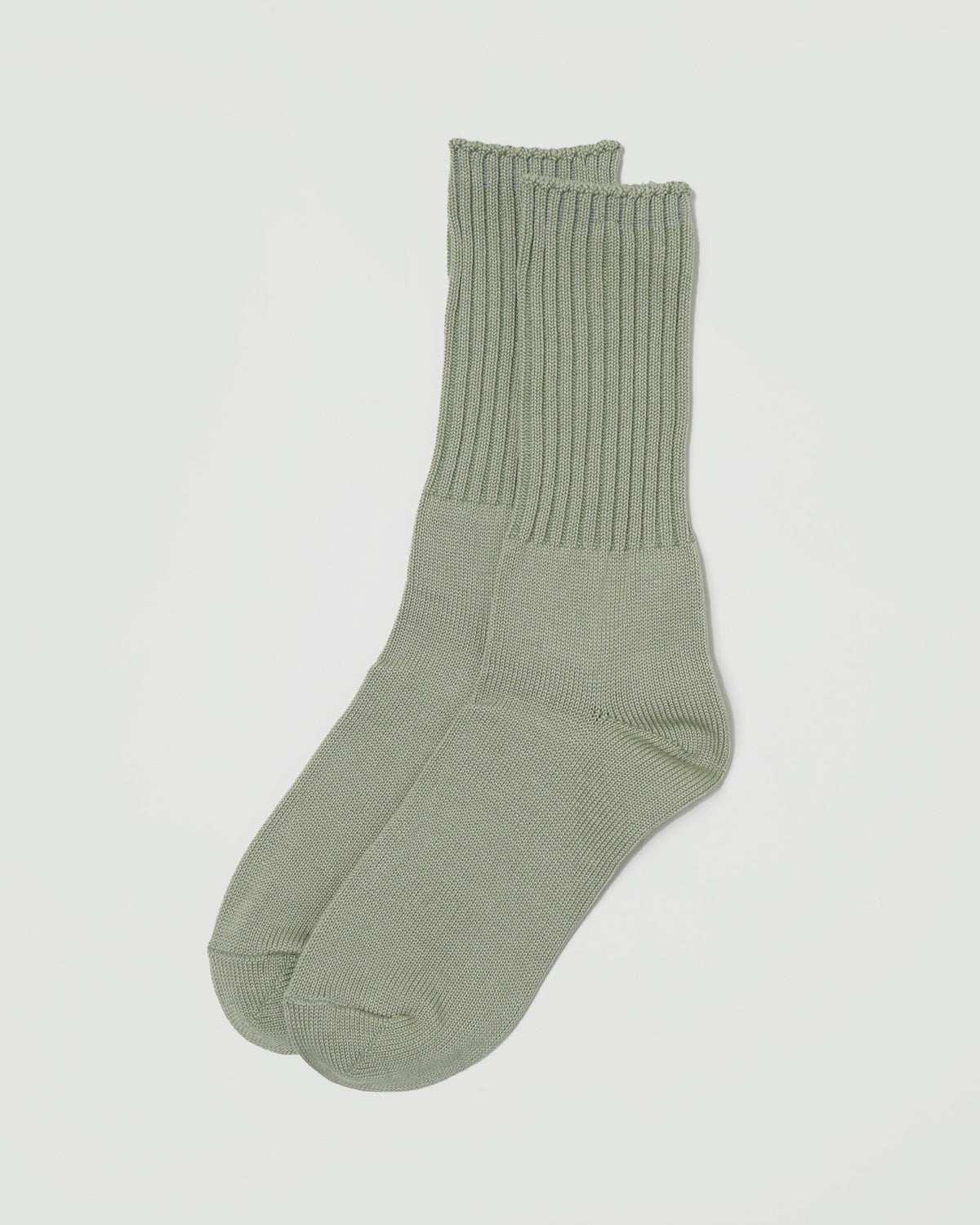 Silket Ribbed Socks / Green