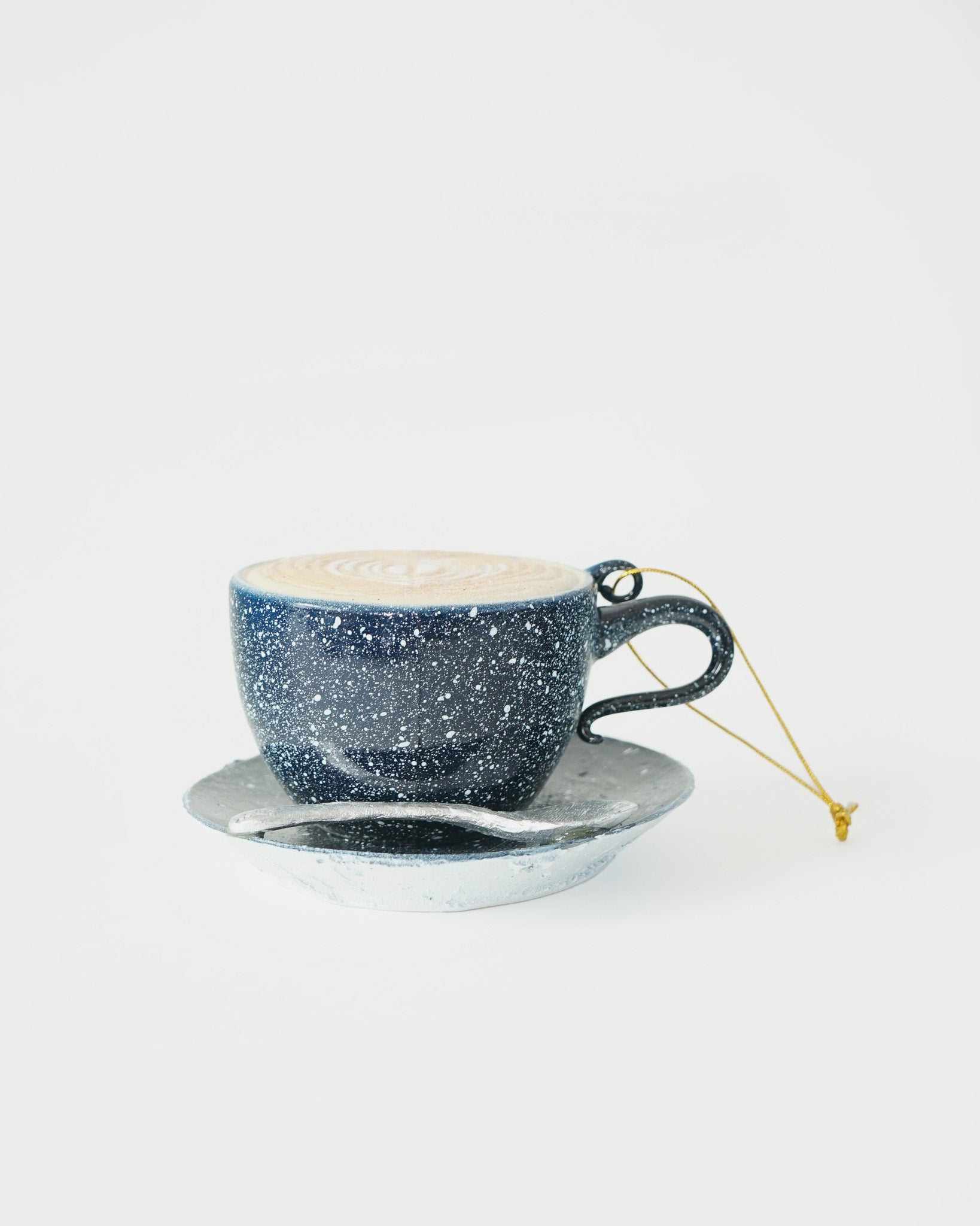 Cafe Au Lait Blue Ornament