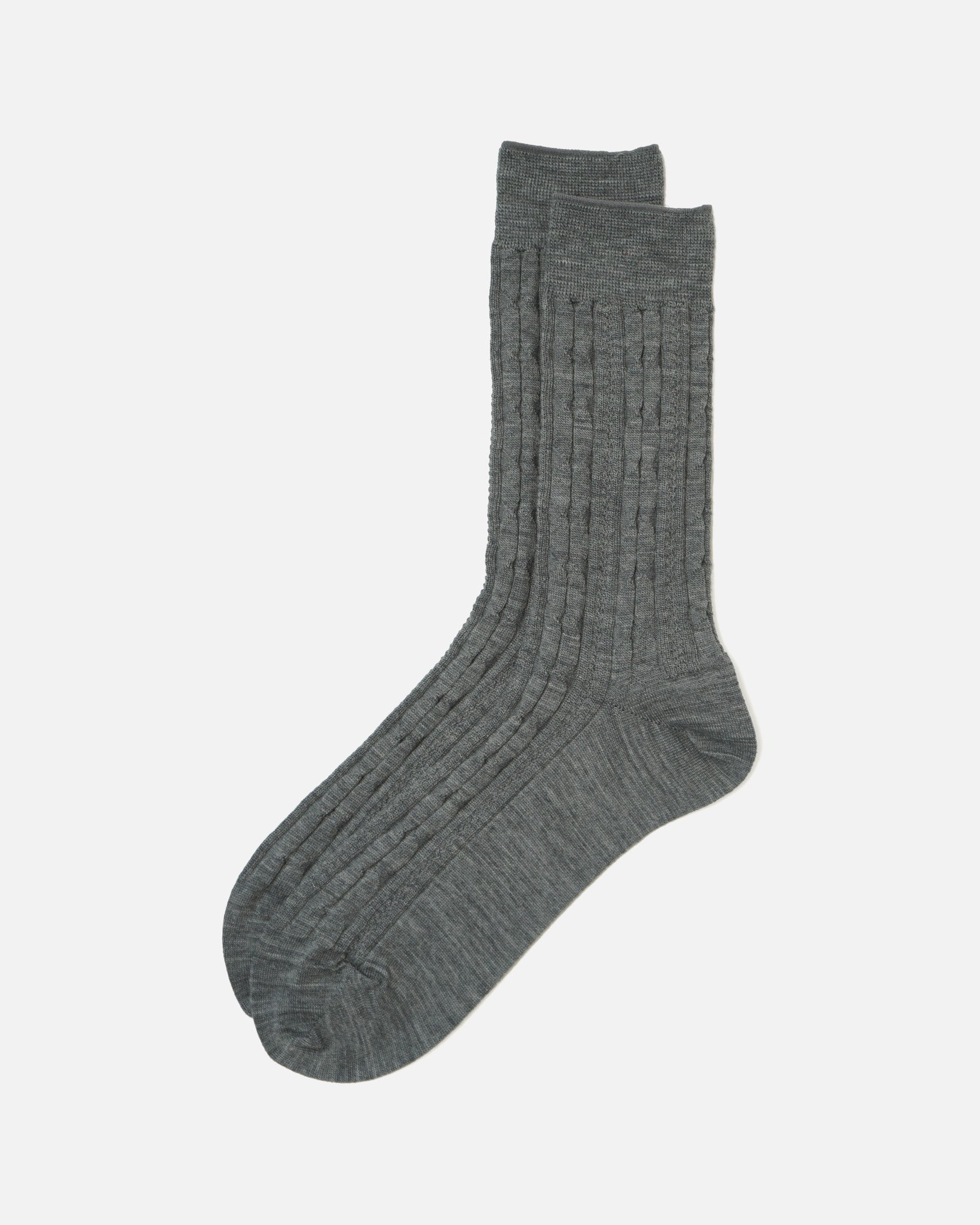 FGS Originals - Wool Cable Socks / Gray